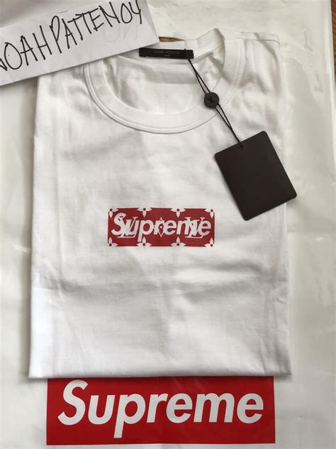 2000 supreme lv shirt|supreme box logo t shirt.